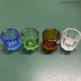Platos de vidrio grueso para mezclar material dental