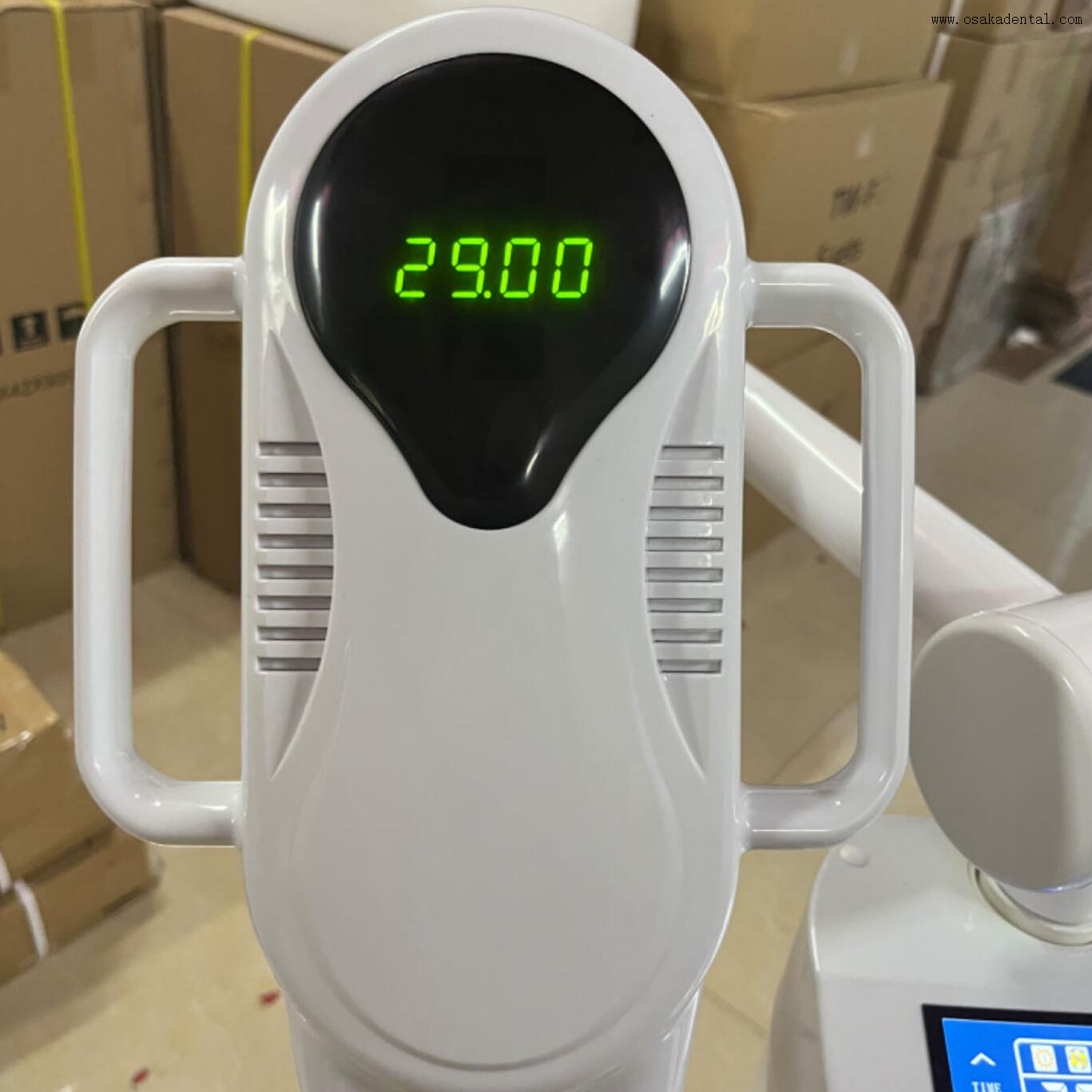 Máquina blanqueadora con soporte de suelo y rueda