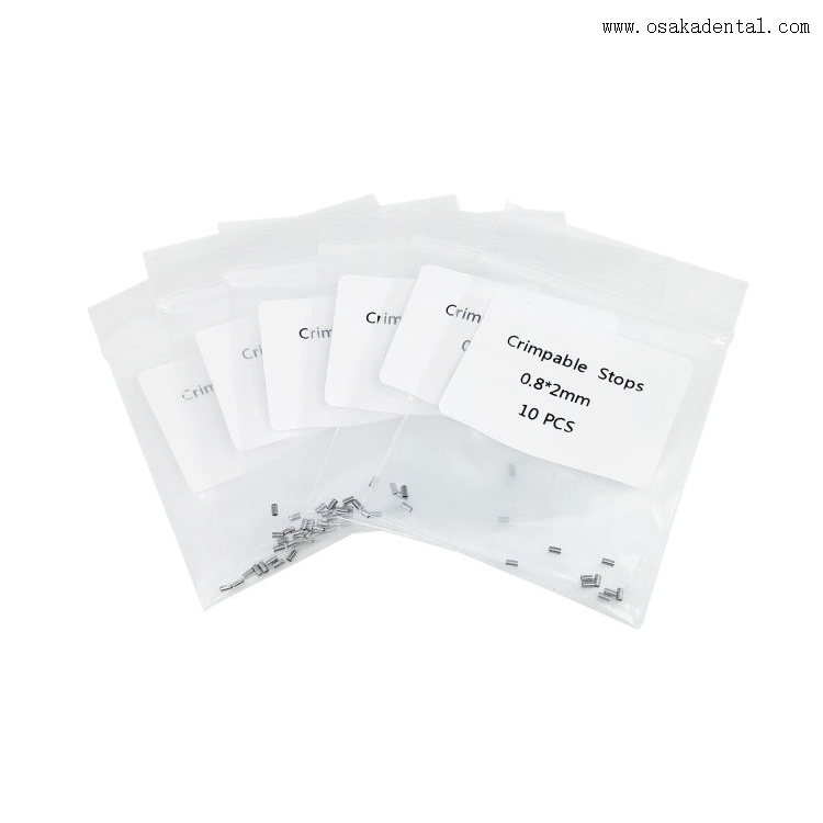 Accesorios de ortodoncia dental Mini topes prensables