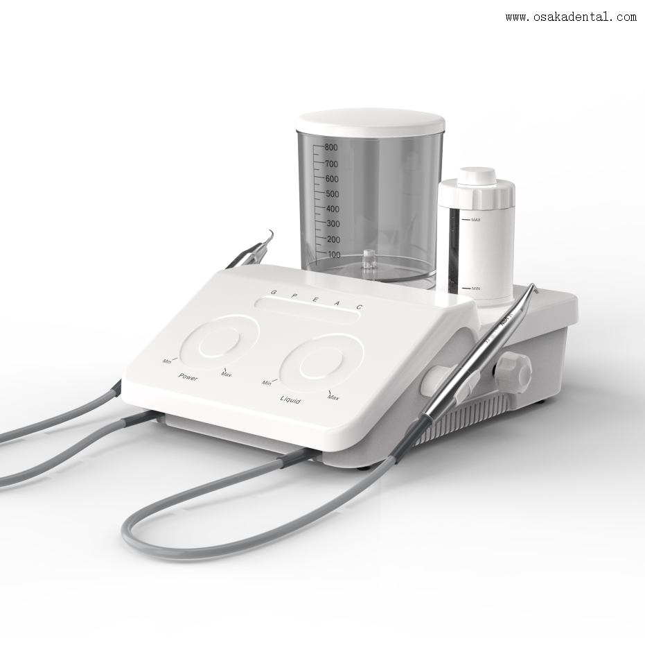 Escalador dental ultrasónico de dientes con función de profilaxis de aire