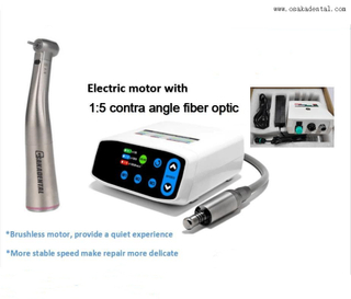 Motor eléctrico dental sin escobillas con contraángulo 1:5 