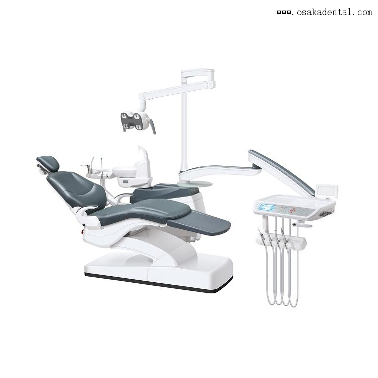 Sillón dental de lujo con taburete de dentista G12