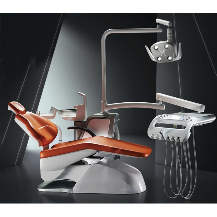Sillón dental económico y suave con lámpara con sensor LED