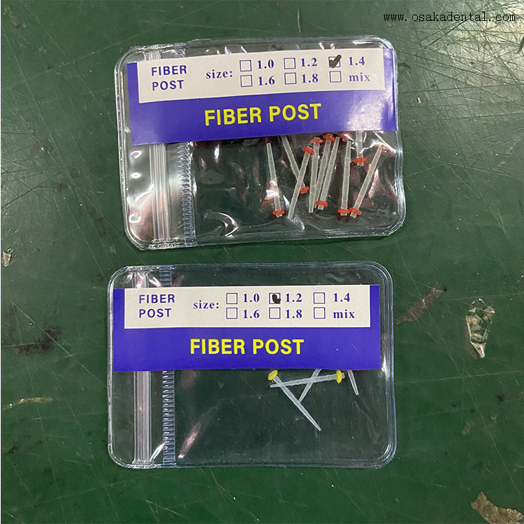Poste de fibra dental para embalaje económico en bolsas