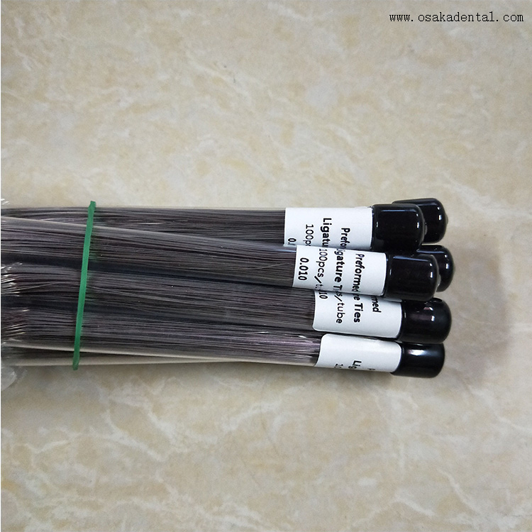 Accesorios de ortodoncia dental Lazos de ligadura preformados dentales