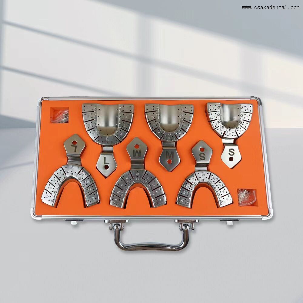 Bandejas de impresión de implantes dentales profesionales fabricadas con bandejas de impresión de acero inoxidable de alta calidad Dental