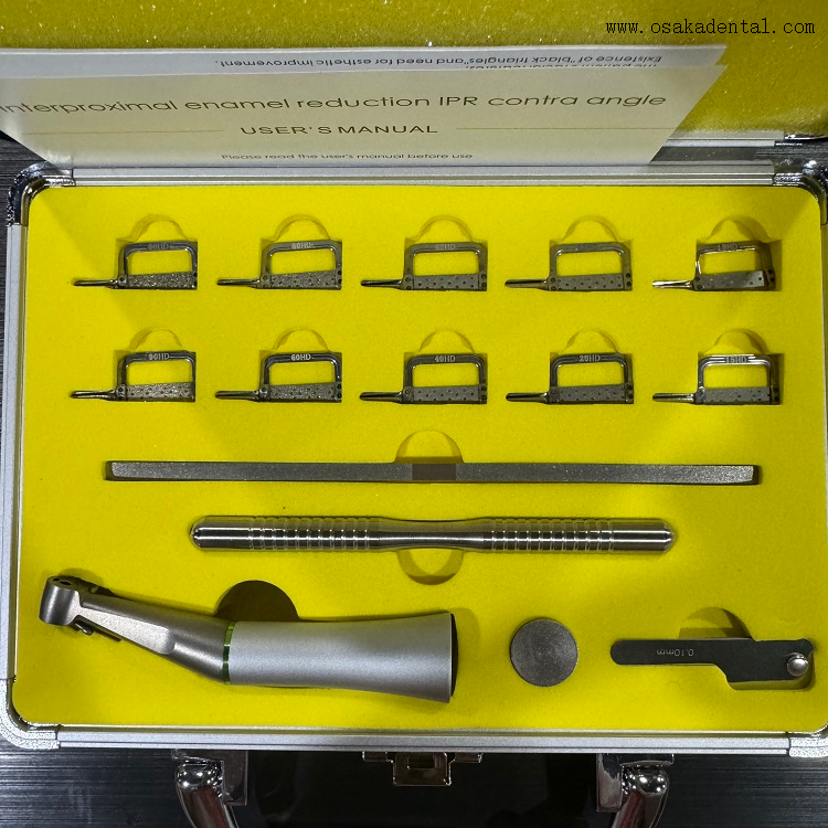 Pieza de mano dental 4:1 Juego de contraángulo de reducción OSA-C006