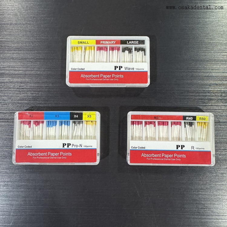 Punta de papel de punta de gutapercha Dental para Pronext Reciproc Wave One
