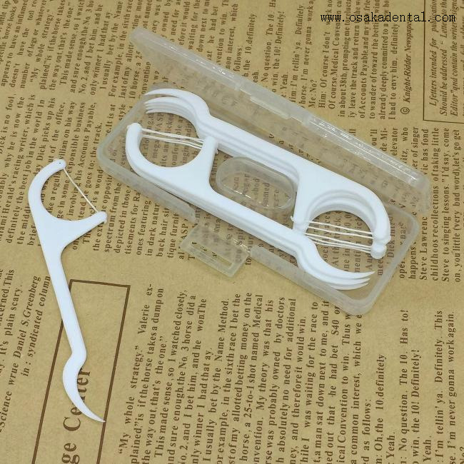 Hilo dental de nailon polimérico para limpieza de dientes