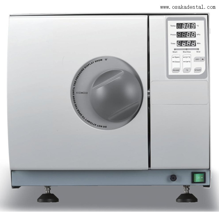 Autoclave dental para unidad dental, pantalla Digital, tanque de agua con apertura clase N europea, 18L/23L 