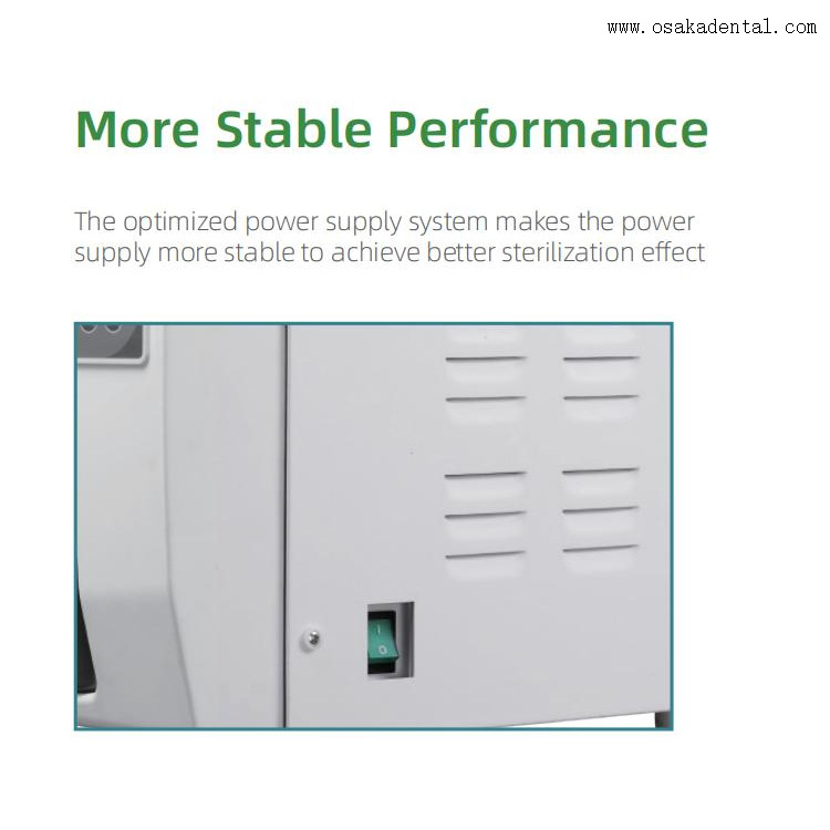 Autoclave dental para unidad dental, pantalla Digital, tanque de agua con apertura clase N europea, 8L/12L 