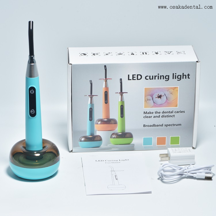 Lámpara de polimerización LED dental con función de detección de caries