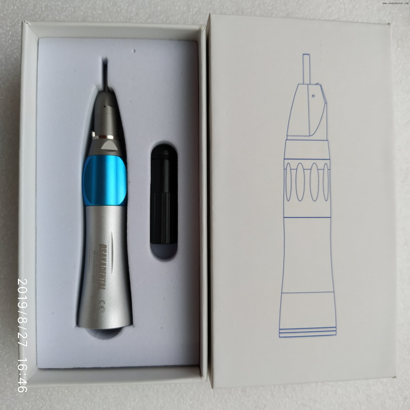 Pieza de mano dental de alta velocidad con iluminación de fibra óptica para una preparación precisa de la cavidad