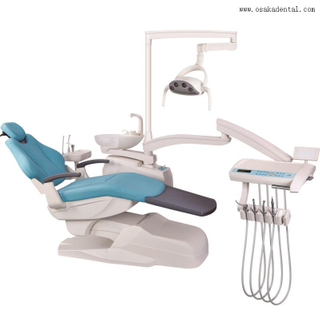 Unidad de silla dental moderna integral con lámpara de sensor