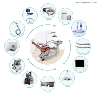 Unidad de silla dental portátil para nueva clínica