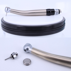 Pieza de mano dental de alta velocidad con cabezal de botón con acoplamiento