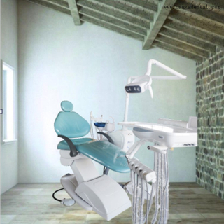 Silla dental con lámpara LED // silla dental económica
