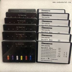 Los archivos rotatorios dentales de Niti Protaper endodoncia utilizan los archivos de la mano OSA-F151AA-H