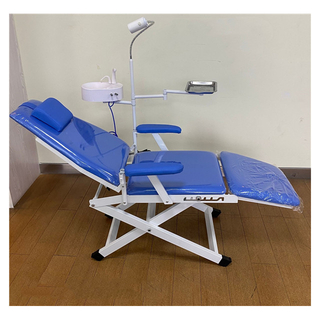 Unidad de sillón dental portátil más barata con lámpara LED y Spitton