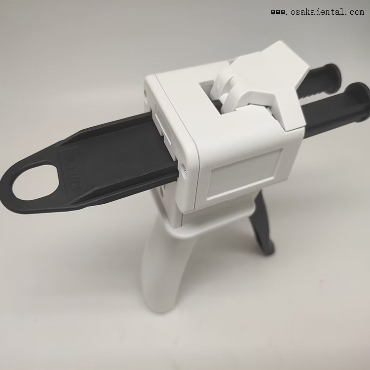 Pistola de entrega de material de impresión dental