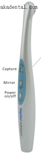 Cámara bucal USB dental con color blanco+azul