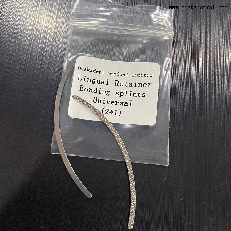 Férulas de unión de retenedor Lingual de ortodoncia Dental Universal