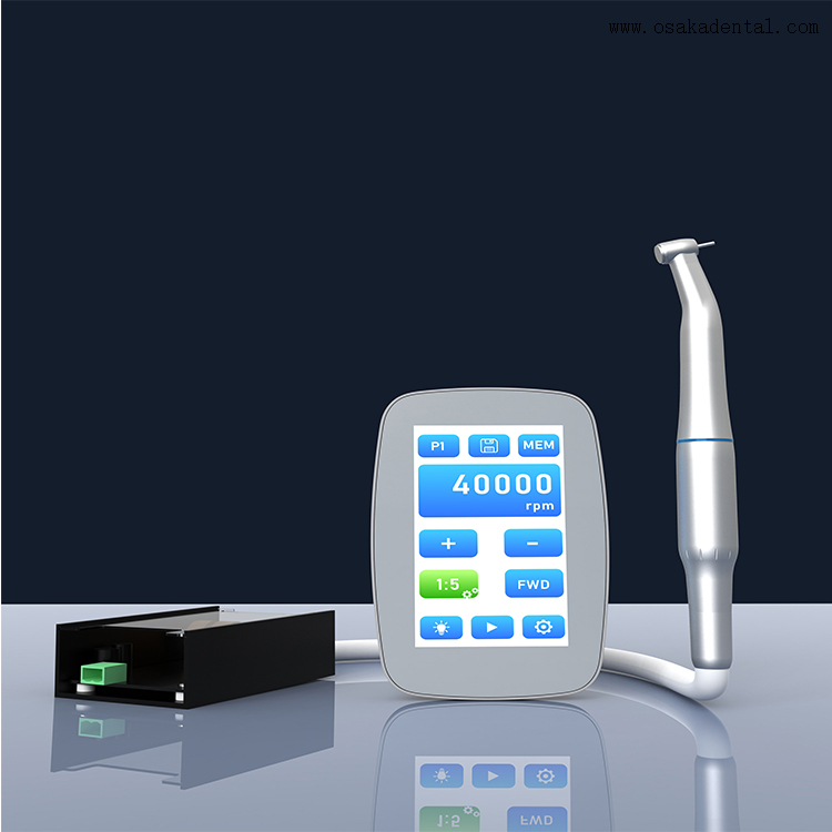 Motor eléctrico sin escobillas incorporado dental