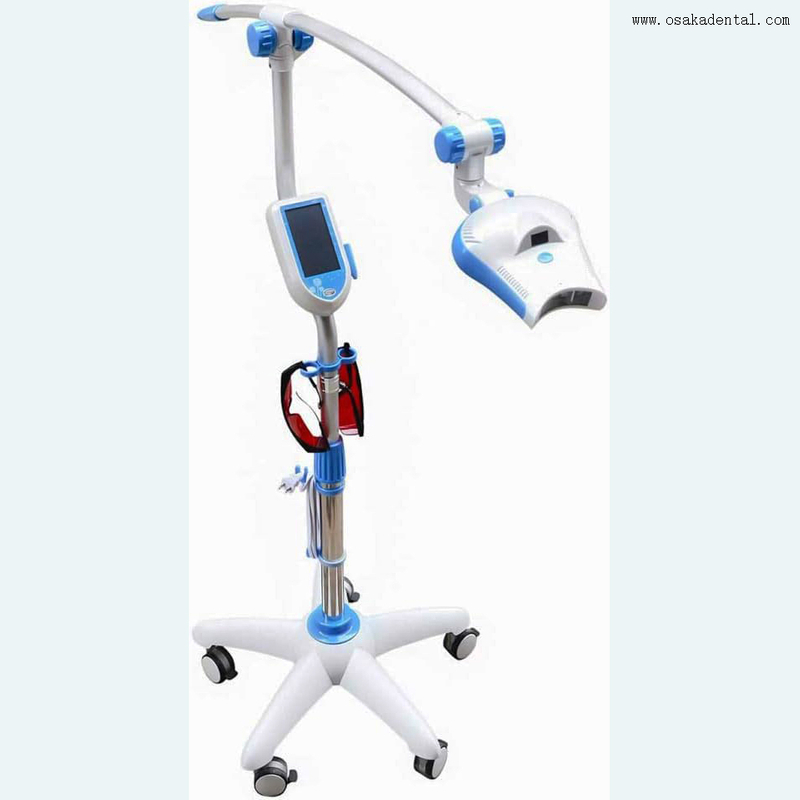 Lámpara blanqueadora de dientes Mobie con pantalla de 5 pulgadas y rueda