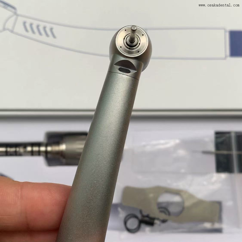 Pieza de mano de fibra óptica de alta velocidad con luz única