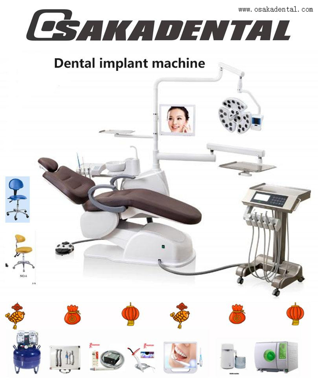 Unidad de implante dental con opción completa Unidad de implante dental de lujo para clínica dental
