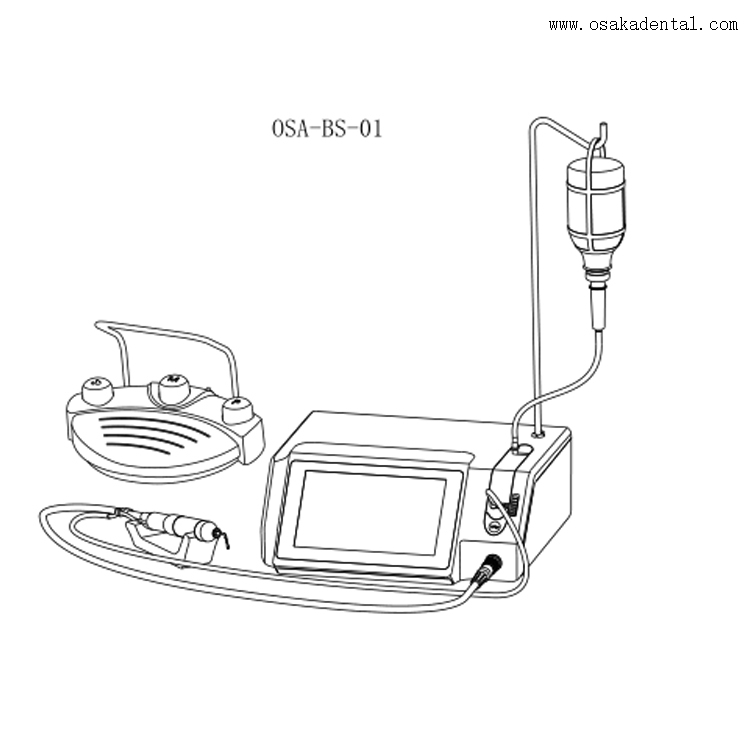 Máquina piezoeléctrica ultrasónica Dental para cirugía ósea, pantalla táctil HD, piezocirugía