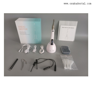 Motor endodóntico dental con localizador de ápice dos en uno