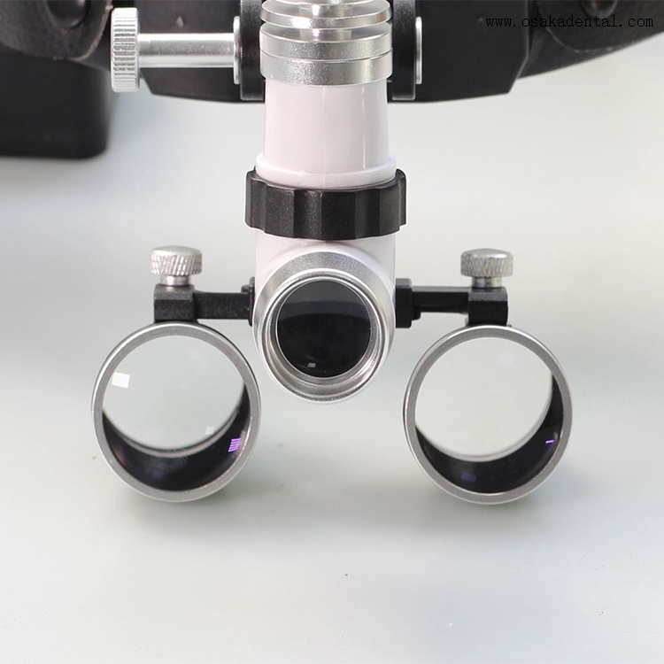Lupa dental 2,5x con lámpara LED