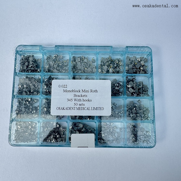 Monobloque ortopédico dental/soporte adherible 50 juegos/caja