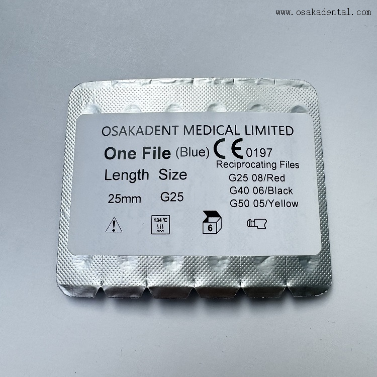 Archivos Endo dentales archivos azules alternativos