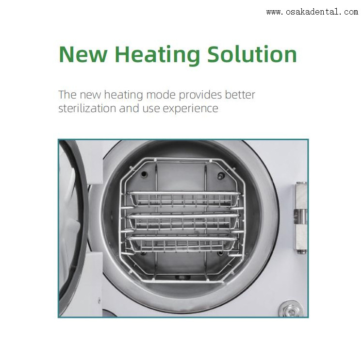 Autoclave dental para unidad dental, pantalla Digital, tanque de agua con apertura clase N europea, 8L/12L 