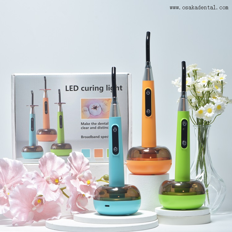 Lámpara de polimerización LED dental con función de detección de caries