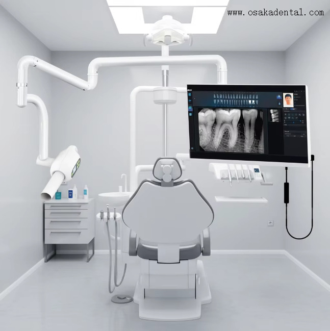 Sensor digital dental con máquina de rayos X dental para uso clínico dental