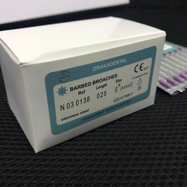 Fichero endodóntico dental Brocas de púas dentales para limpieza del conducto radicular