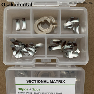 Kits de matriz seccional de acero inoxidable de metal de ortodoncia dental de buen precio OSA-F1set