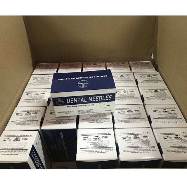 Aguja dental desechable 27G y 30G