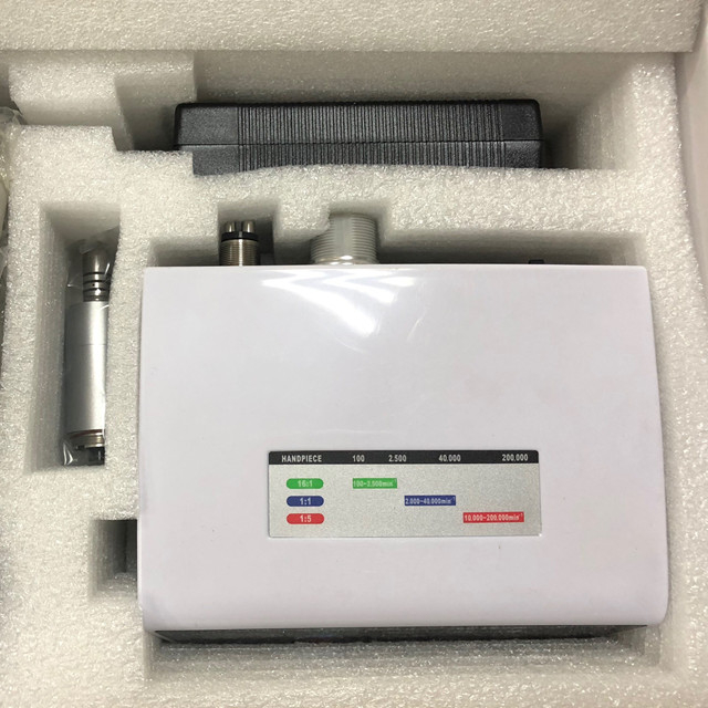 Micromotor eléctrico sin cepillo dental quirúrgico con control táctil y LED