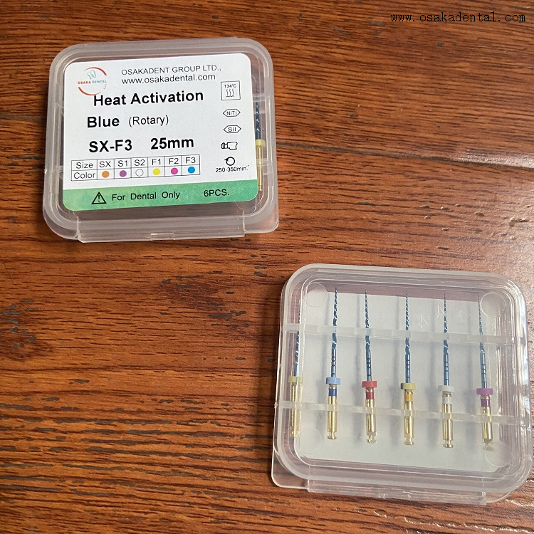 Limas dentales especiales Super Niti OSA-V- Azul