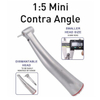 Fabricante dental Mini cabeza de acero inoxidable Contra ángulo 1: 5