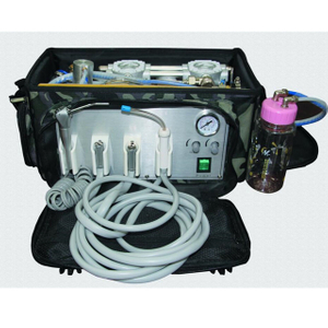 Unidad dental portátil con embalaje en bolsa compresora