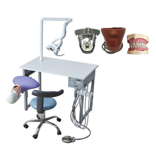 Sistema de formación dental con banco de trabajo para la escuela de odontología