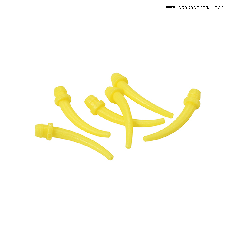 Puntas intraorales amarillas desechables dentales