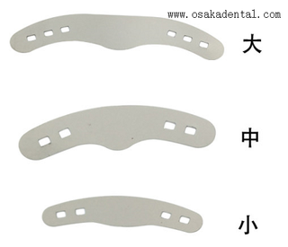 Bandas de matriz con orificio para tratamiento dental para pieza de mano dental