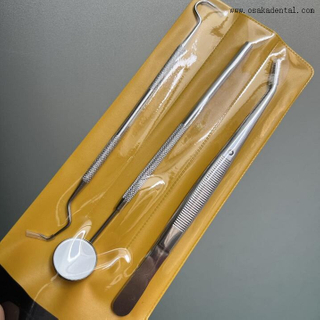 Espejos + puntas + pinzas para instrumentos dentales para dentista