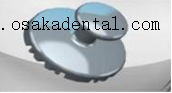 Base de malla de botones liguales para unión de brackets de ortodoncia con forma redonda